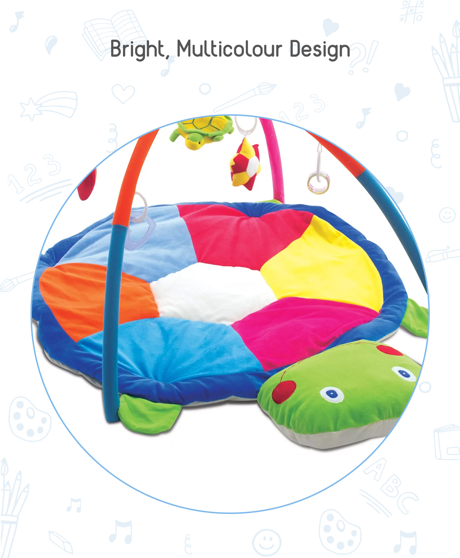 Babyhug Twist N Fold Move N Play Activity Gym Tortoise Multicolor Online India Buy Infant Play Gyms For 0 12 Months At Firstcry Com 307915