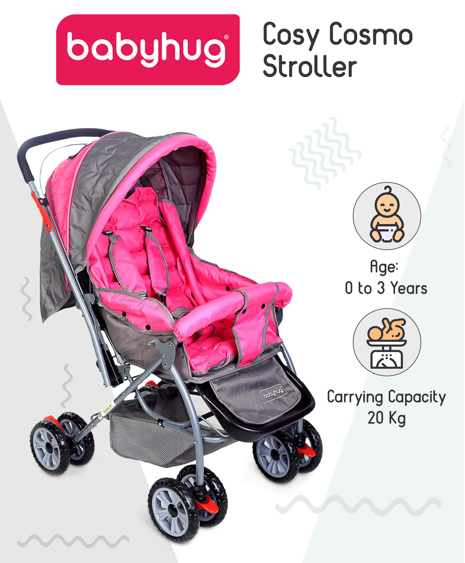 babyhug baby stroller