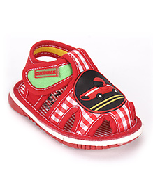 Cute Walk by Babyhug Party Wear Sandals - Red main image 0