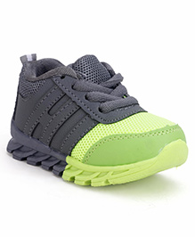 Cute Walk by Babyhug Lace Up Sneakers - Green main image 1