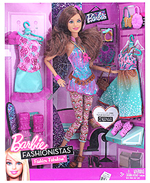 Barbie Fashionistas Teresa Doll 28 cm 3 Years+, Girls can get Teresa doll ready for the ultimate stylish...