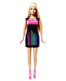 Digital Dress Doll Black 6 Years+, Barbie Digital Dress doll makes a customizable digital fashion...