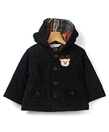 Full Sleeves Hooded Jacket 3 - 6 Months, Smart and trendy full sleeves comfortable jacket to keep...