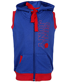 Sleeveless Hooded Jacket Gini And Jony Print Size 2, 3 - 4 Years, Stylish trendy sleeveless jacket for your little...