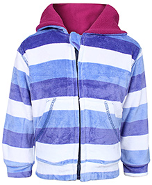 Stripes Size 4, 3 - 4 Years, Stylish dual color hood jacket to keep your kid warm...