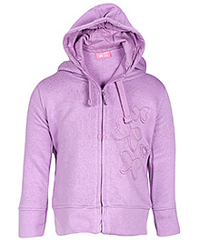 Butterfly Print 9 - 12 Months, Comfortable and stylish full sleeves hooded jacket for...