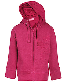 Butterfly Print 9 - 12 Months, Comfortable and stylish full sleeves hooded jacket for...