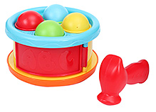 BKids Early Start Hammer Drum Ball Drop 18 Months+, Drum opens up to access balls and allows drumming on the...