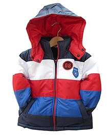Multi Colour Stripes 1 - 2 Years, Cozy and comfortable 100% polyester winter jacket