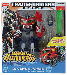 Transformers Prime Beast Hunters Optimus Prime Autobot Leader Action Figure 5 Years+, Height 18 cm, The action figure converts from toy beast or...
