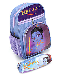 Krishna Nursery School Bag With Pencil Pouch 30 x 22 x 7 cm, Helps you to keep all your belongings safely