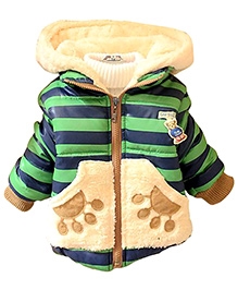 Little Hand Kids Girls Boys Teddy Coats Bear Jumpers Winter Jackets Green 120 Size 12 to 18 Months, Stylish hooded jacket which will keep your little...