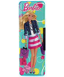 Barbie Graphic Printed Pencil Box 23 x 8 x 3 cm, Cute and adorable double sided pencil box for kids