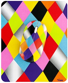 Arlequin Inspired by the arlequin, the mouse and mouse pad is designed like...