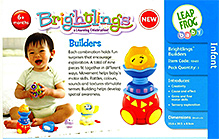Leap Frog Brightlings Builders 6 Months and above, Box dimension 35.6 x 30.5 x 8.9 cm, Rattle, roll,...