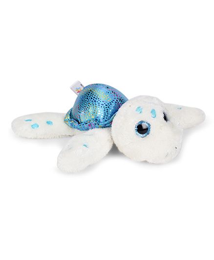 Keel Sparkle Eye Turtle Soft Toy Sky Blue - 18 Cm