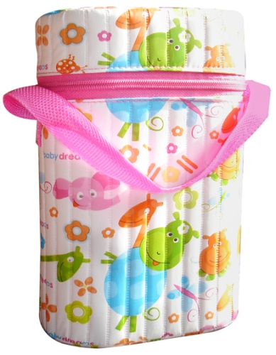 Morisons Baby Dreams Double Bottle Warmer Pink Easy To Carry Bottle Warmer
