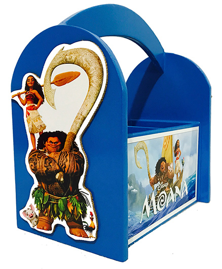 Li'll Pumpkins Character Wooden Small Art Pen Stand - Blue