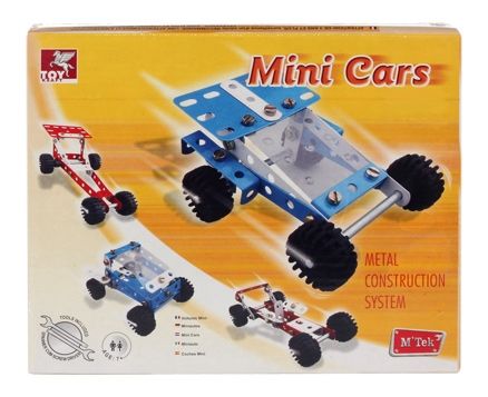 Toy Kraft - Metal Construction System - Mini Cars