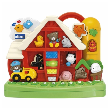 Chicco - Talking Farm 1 Year+, Bilingual And Interactive Toy That Teaches ...