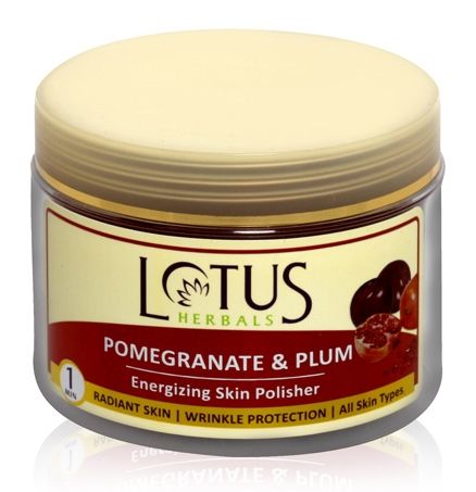 Lotus Herbals Pomegranate & Plum Energizing Skin Polisher
