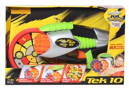 Zapak - Tek 10 Suction Dart Blaster with Target
