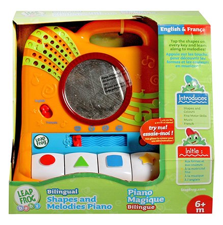 Leap Frog - Bilingual Shapes And Melodies Piano 6 Months+, Tap The Shapes On Every Key And Learn Alo...