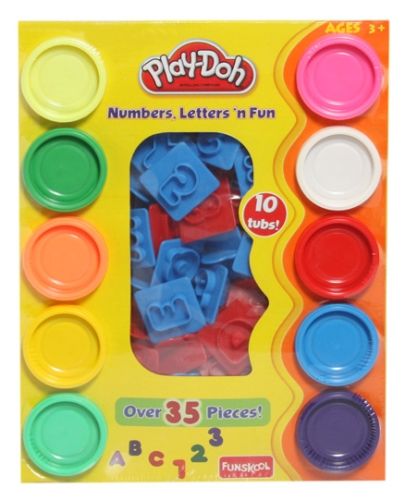 Funskool - Play-Doh Numbers, Letters 'n' Fun