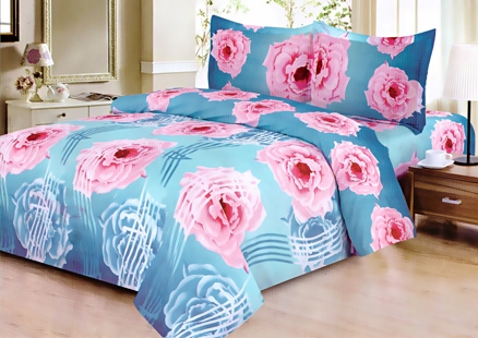 163419a Flat 60 % off on MeSleep Double Bedsheet + 2 Pillow Cover @Goodlife