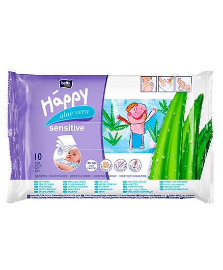 Bella Baby Happy Wet Wipes - 10 Pieces