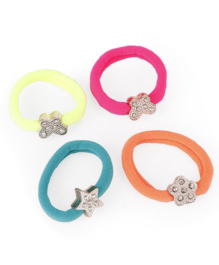 Stol'n Hair Rubber Bands Pack Of 4 (Color May Vary) - 1683676