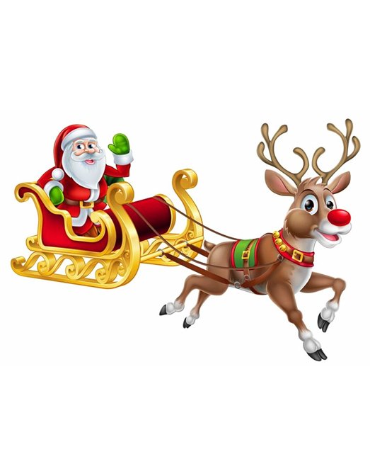 Party Propz Christmas Cutout Multicolor - 60 Cm