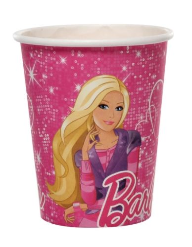 Barbie Paper Cups - Pink