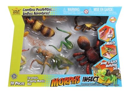 Wild Republic Morphs Box Set Insect - 19 Pieces