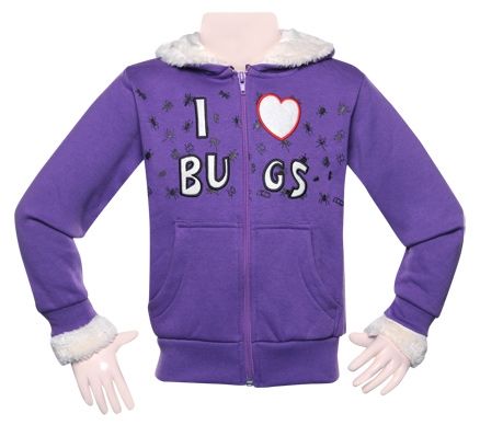 Sweat Shirt - I Love Bugs