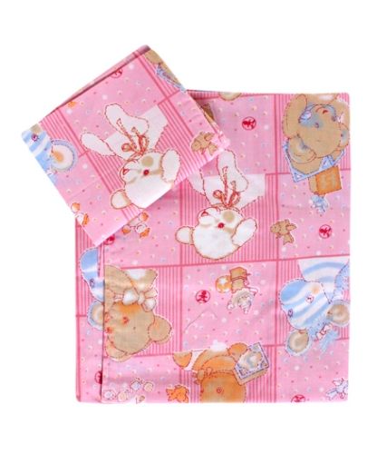 Baby Bed Sheet and Pillow Cover