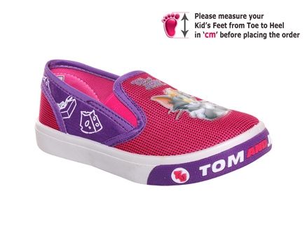 Tom & Jerry – Canvas Slip-on Fuschia