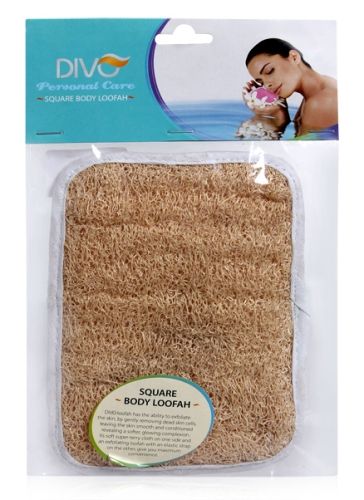 Divo -Square Body Loofah - Pink