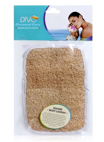 Divo -Square Body Loofah - Peach