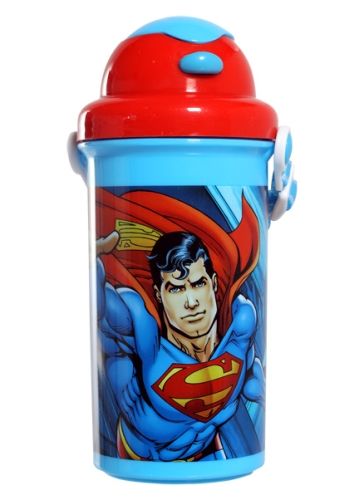 Superman - Push Button Sipper Bottle