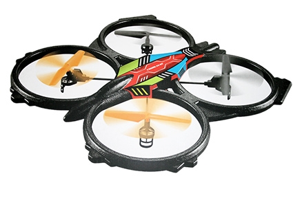 Adraxx Extra Large Six Axis Stabilizer Quadcopter Drone With Remote - 78 X 10 X 63 Cm