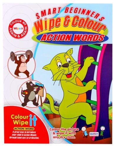 Quixot - Wipe & Colour Action Words