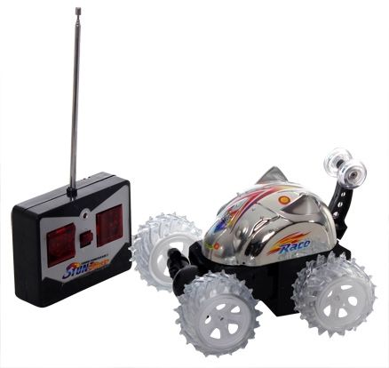 Classic - Silver Radio Control Super Turbo Stunt Racer