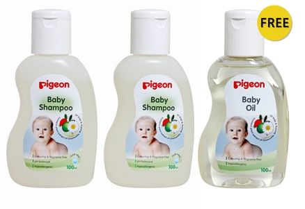 Pigeon - Baby Skin Care and Haircare Travel Pack