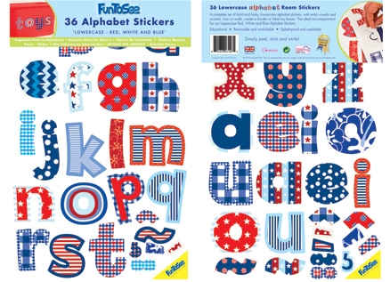 Fun To See - Alphabet Lower Case Sticker