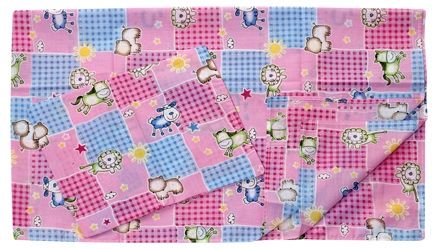 Sapphire - Crib Sheet and Pillow Cover