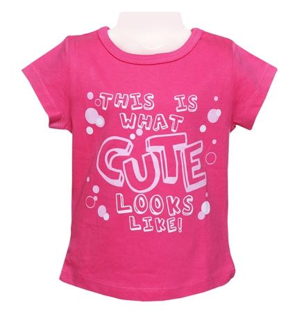 Juniors Half Sleeves Top - Pink