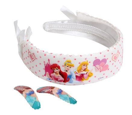 Hair Band & Clips - Disney Princess 