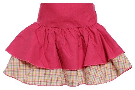 Juniors Layered Skirt - Red