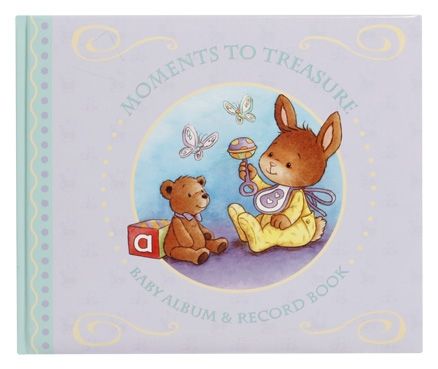 Moments To Treasure - Baby Album & Record Book